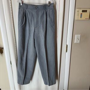 Vintage Men's Linen Blend Valentino Pants